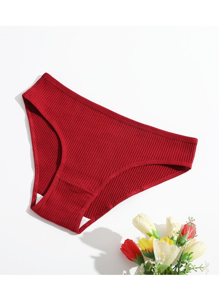 COLORS - Pack of 4 Ripped Cotton Bikini Panties Underwear for Women - Image 1