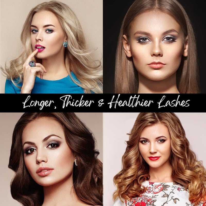 Natural Vine Eyelash Growth Serum: Lash Enhancing Serum with Advanced Formula to Boost Longer Fuller and Thicker Looking Lashes - Vegan & Cruelty-Free for Sensitive Eyes 3mL 3 Months Supply - Image 3