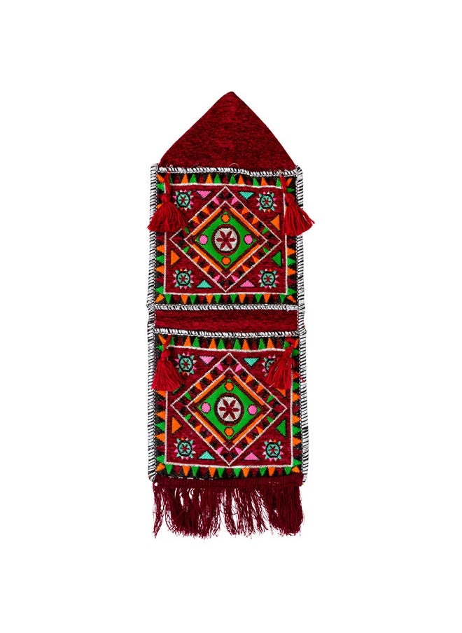 AL SANIDI Heritage Exrerior Organizer Decor Maroon  - Image 2