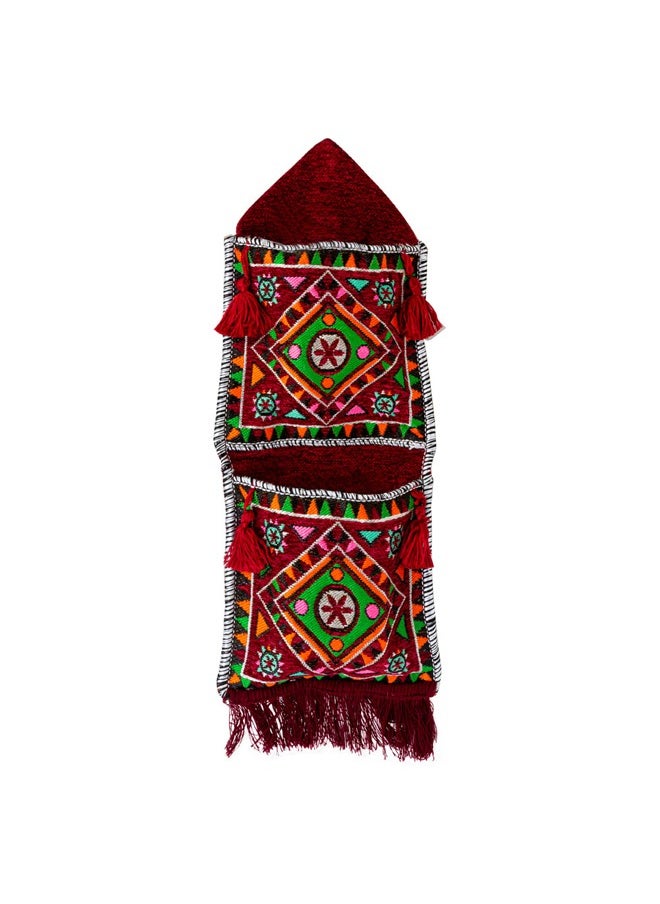 AL SANIDI Heritage Exrerior Organizer Decor Maroon  - Image 1