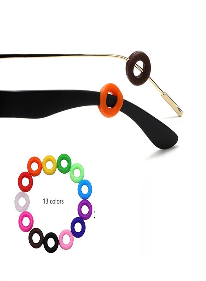 Generic 13 color glasses anti-slip sleeve anti-slip ring candy color earmuff ear hook ear bracket color glasses accessories - Image 1