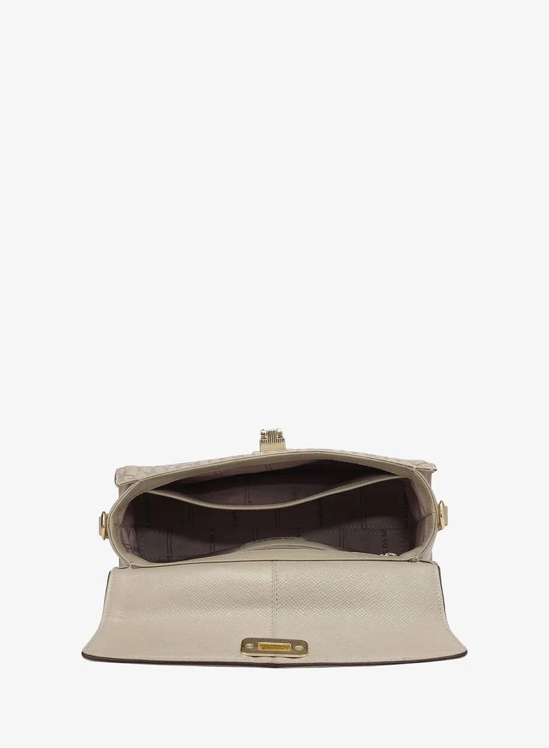 Da Milano  Genuine Leather Grey Satchel Bag for Women | Best Price UAE