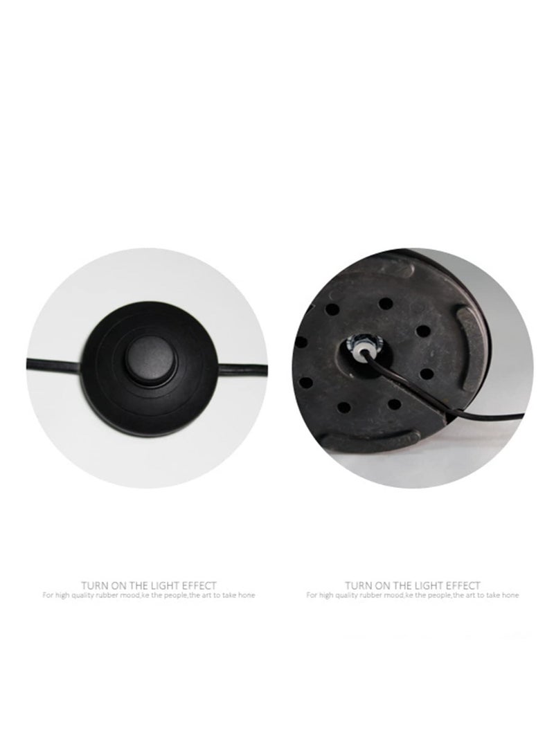 Captaintech Simple Rice Paper Floor Lamp Living Room Bedroom Study Creative Personality Warm LED Night Light with Paper Vertical Lampshade - Image 2