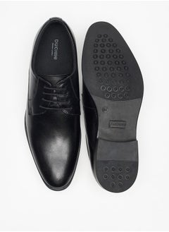 DUCHINI Men's Solid Derby Shoes with Lace-Up Closure  - Image 4