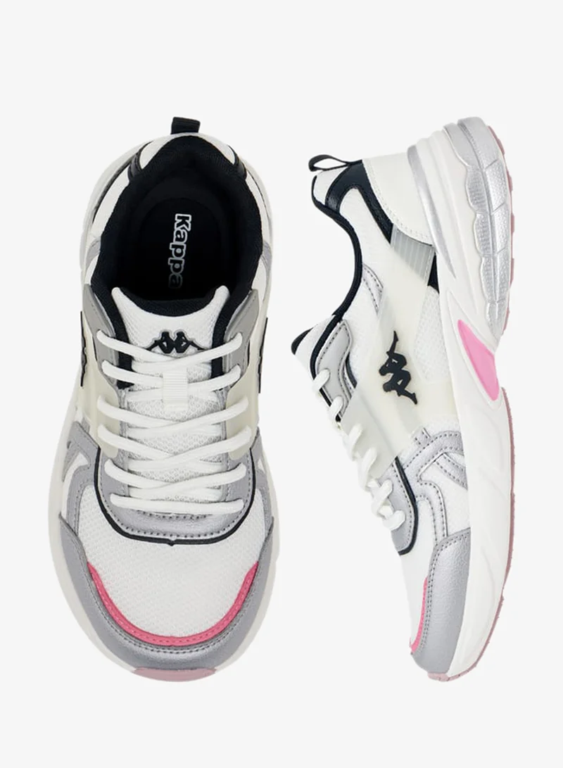 كابا أحذية رياضية نسائية بأربطة وقطع دانتيل مع حلقات سحب