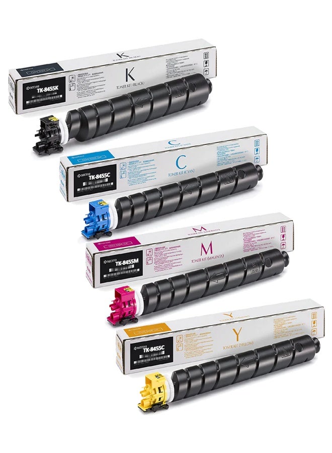 Kyocera TK-8455 Toner Kit for TASKalfa MZ2501ci / MZ2501ciW (4-pieces) - Image 1