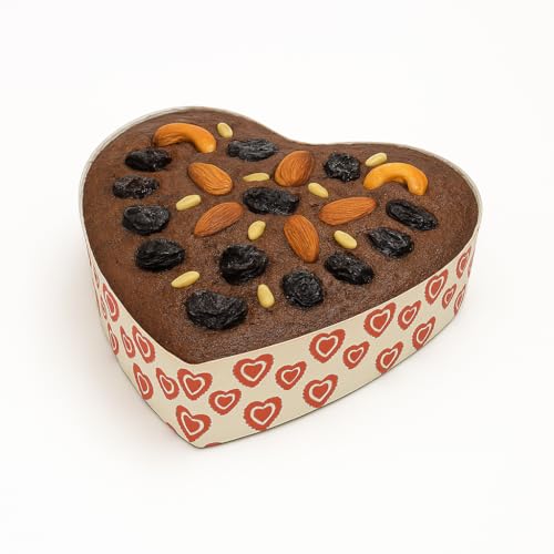 Esslly Heart Paper Cake Moulds | Red Heart Design | 100g Mini Cakes & Brownies | 13x13.3x3.5cm | Oven-Safe & Disposable | Pack of 40 | Gift-Ready Bake Cups - Image 4