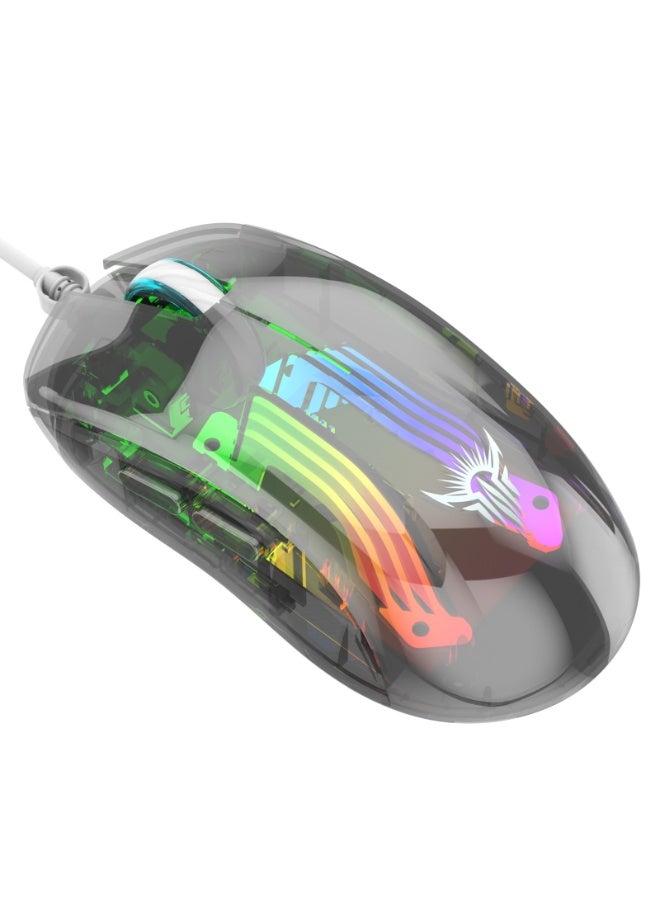 KUYING New Frontier Esports Gaming Mechanical Silent Wired Mouse 