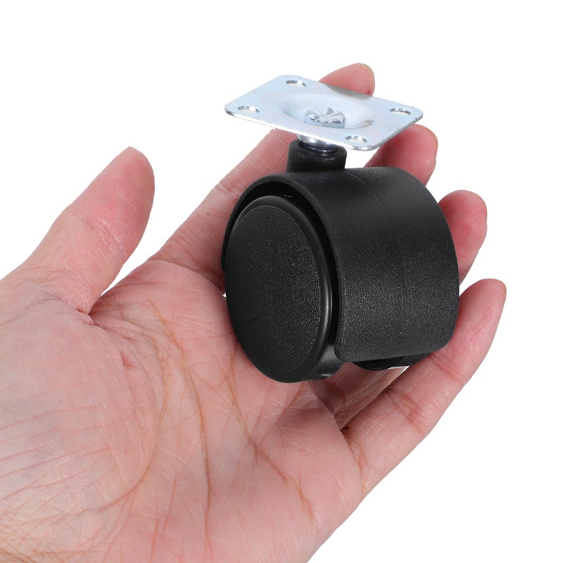 Rolling Chair Wheels, Flexible Swivel Caster for Furniture Mobility, Durable Nylon Design - Image 4