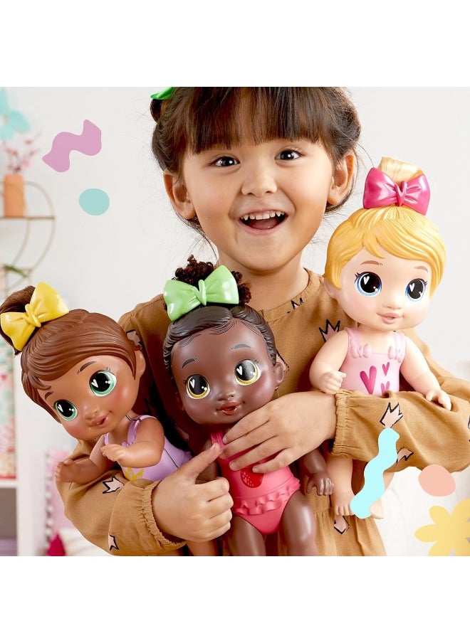 Baby Alive - Baby Alive Shampoo Snuggle Harper Hugs Blonde Hair 11 Inch Water Baby Doll Playset - Image 1