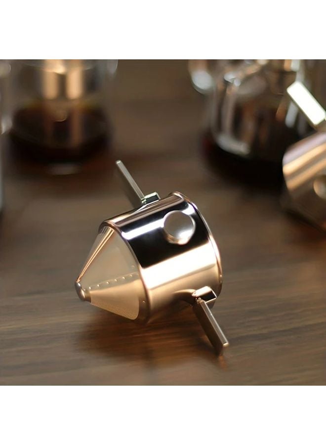 مرشح القهوة المعلق المحمول من الفولاذ المقاوم للصدأ 304 بدون ورق لتحضير القهوة بالطريقة اليدوية - Image 5