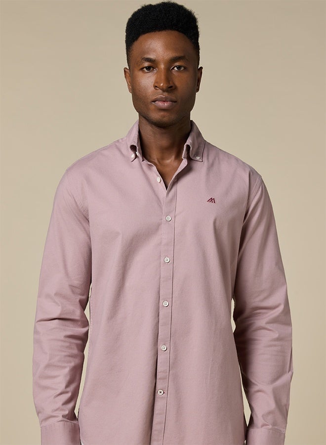 Mannerism The Sunset Hue Dark Pink Shirt with Warm Glow - Image 1
