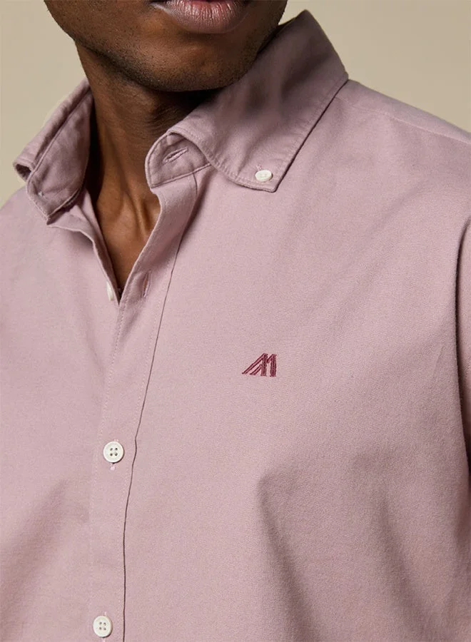 Mannerism The Sunset Hue Dark Pink Shirt with Warm Glow