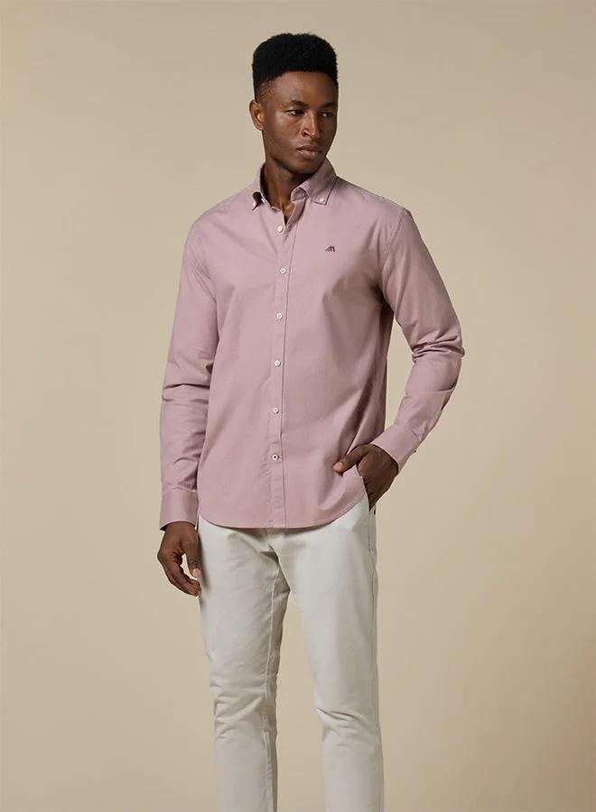 Mannerism The Sunset Hue Dark Pink Shirt with Warm Glow