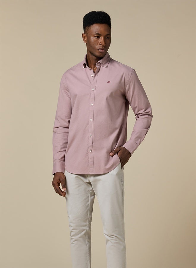 Mannerism The Sunset Hue Dark Pink Shirt with Warm Glow - Image 1