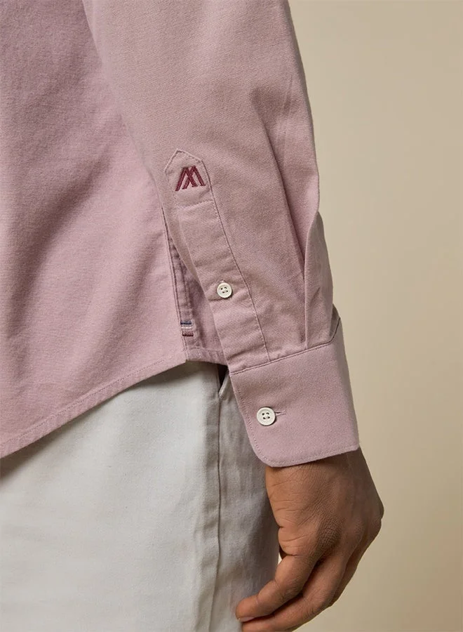 MANNERISM  The Sunset Hue Dark Pink Shirt with Warm Glow for Men | Best Price UAE