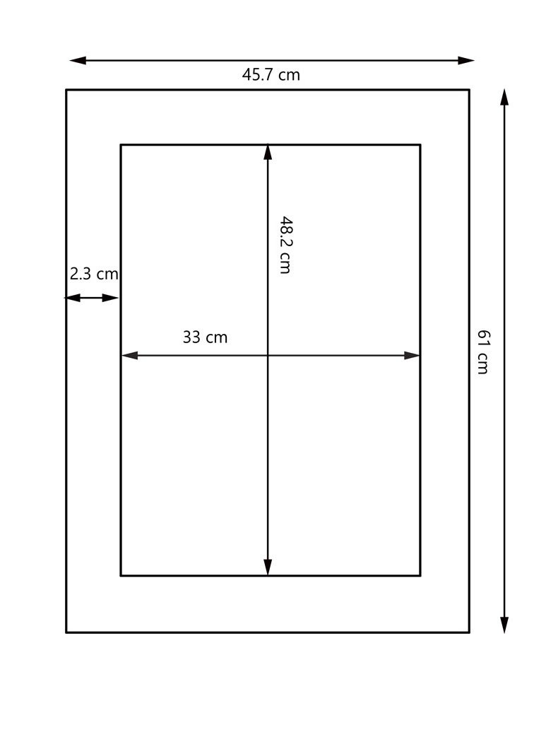 TriBro ectanlge Shape Handmade Decorative Wall Mirror with Grey and Light Pink Color Decorative mirror for bedroom livingroom and Hallway45.7 x 61cm x 10mm - Image 4