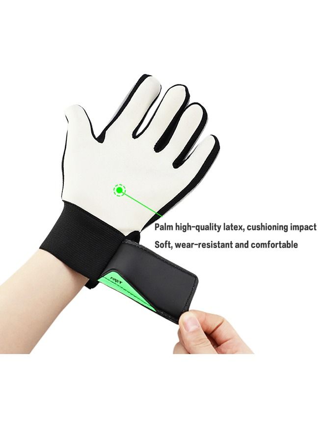 Best Youth Soccer Goalkeeper Gloves Green - Image 5