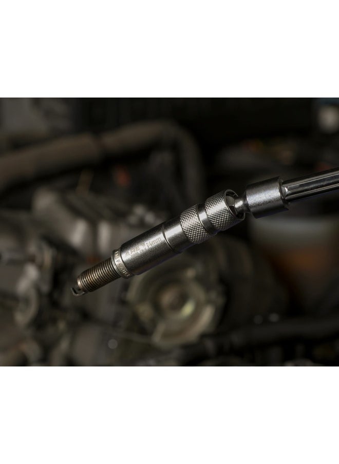 ARES - 11000-14mm Thin Wall Magnetic Swivel Spark Plug Socket - 3 8-Inch Drive 12-Point Spark Plug Socket - Walls 2mm Thinner Than Standard Spark Plug Sockets - Image 1