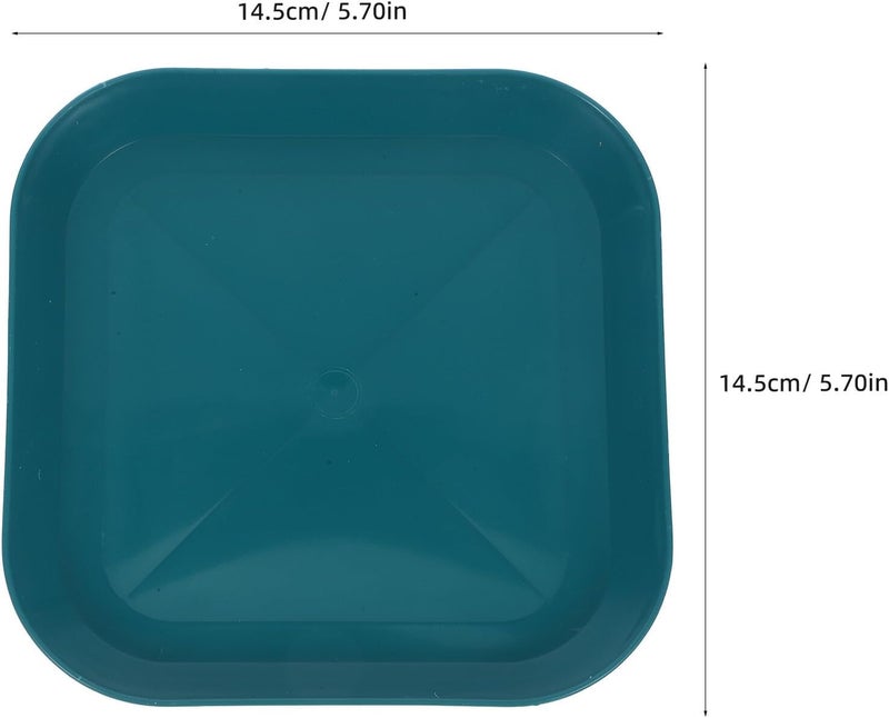 8pcs Cat Feeding Bowls Set with Flat Bottom and Non-Slip Base Small Square Cat Food Dishes Whisker Relief Design Suitable for Kittens Random Color - Image 2