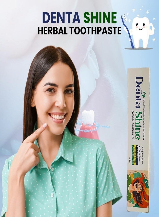 YTM Denta Shine Ayurvedic Toothpaste, Fights Cavity, Bad Breath and Yellow Teeth Naturally, 100 gm - Image 2