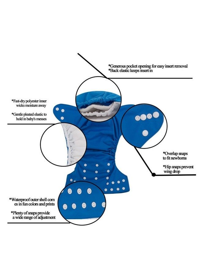 Mummamia Cloth Diaper (2 Inserts) K37Multi Color - Image 3