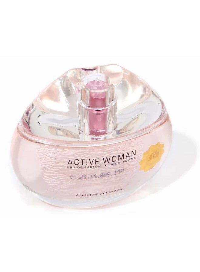 Chris Adams Active Woman Eau de Parfum 80 ML Set of 2 - Image 5
