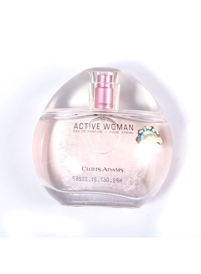 Chris Adams Active Woman Eau de Parfum 80 ML Set of 2 - Image 4