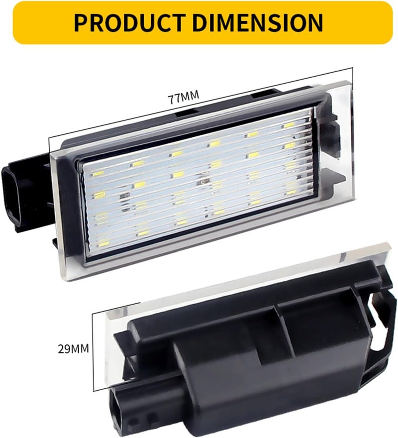 QASULER LED License Plate Light for Renault and Opel - Image 2