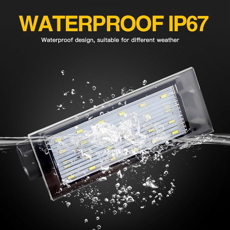 QASULER LED License Plate Light for Renault and Opel - Image 3