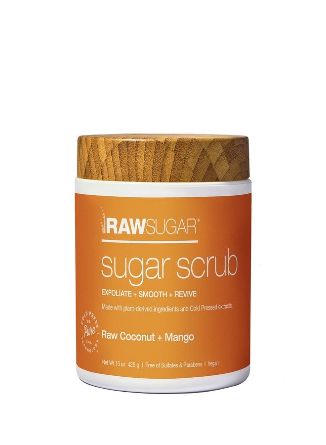 Raw Sugar, Sugar Scrub Raw Coconut Mango, 15 Ounce - Image 1