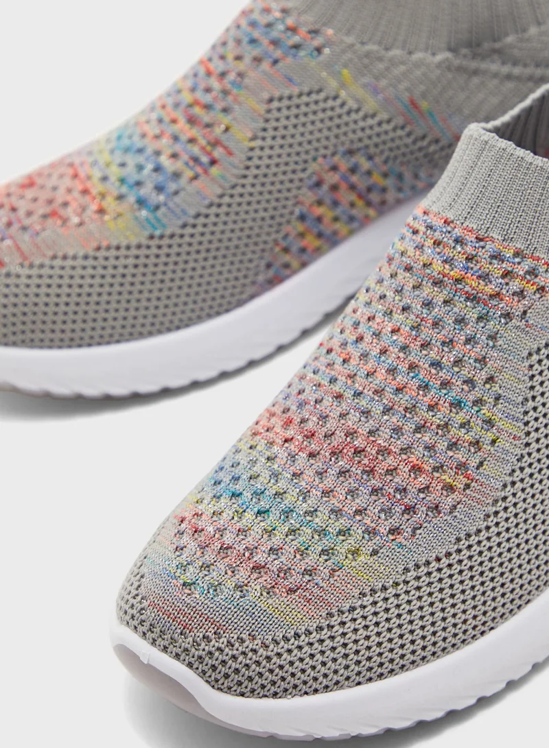 Ginger Breathable Knit Pull On Comfort Shoes