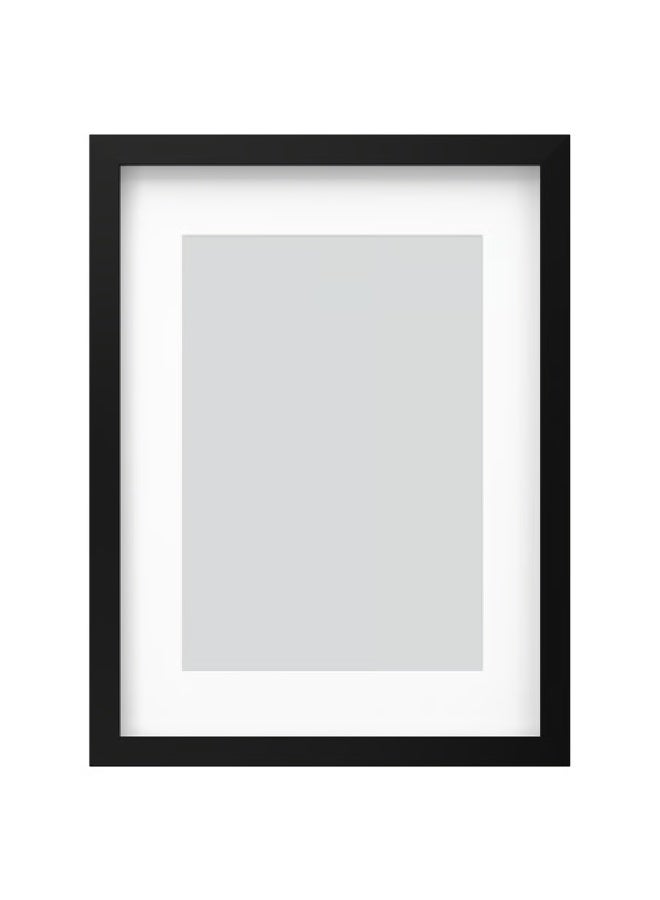 Selecto Hub Wall Picture Frame, Wall Hanging Photo Frame, Mounted Frame for Home, Office (Plastic & Fibreboard) Black 30x40 cm - Image 1