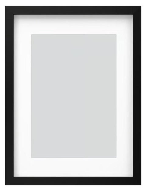 Wall Picture Frame, Wall Hanging Photo Frame, Mounted Frame for Home, Office (Plastic & Fibreboard) Black 30x40 cm