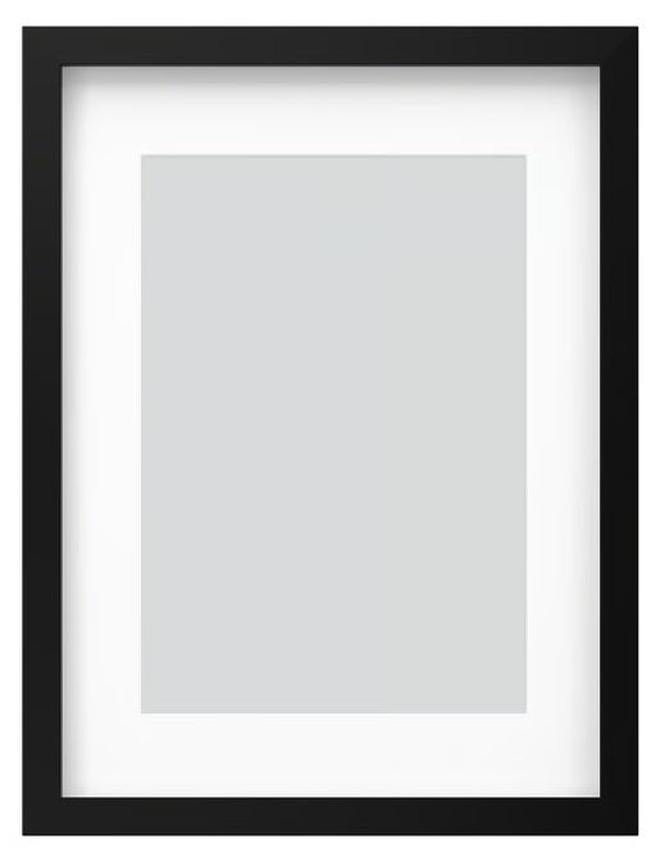 Selecto Hub Wall Picture Frame, Wall Hanging Photo Frame, Mounted Frame for Home, Office (Plastic & Fibreboard) Black 30x40 cm - Image 1