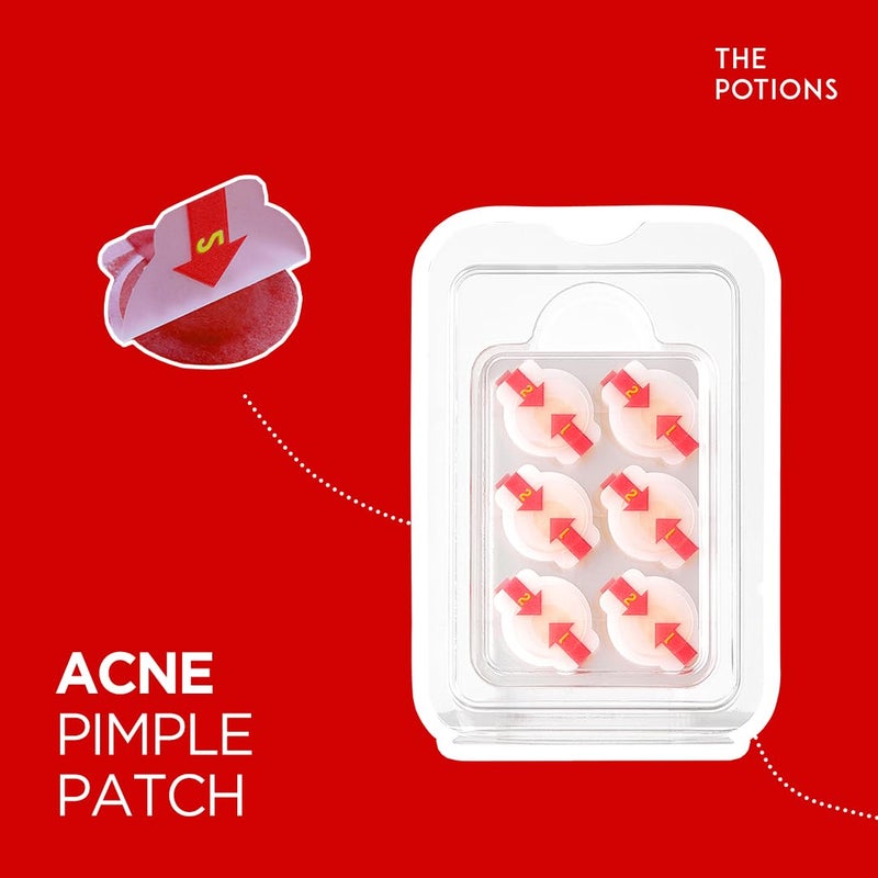 THE POTIONS لصقات حب الشباب من بوتيونز | لصقات هيدروكوليد للبقع للعيوب الجلدية، والبثور، وحماية البشرة، وتخفيف حب الشباب | 10 مم 36 قطعة، 12 مم 24 قطعة (60 إجمالي) | العناية بالبشرة الكورية - Image 3