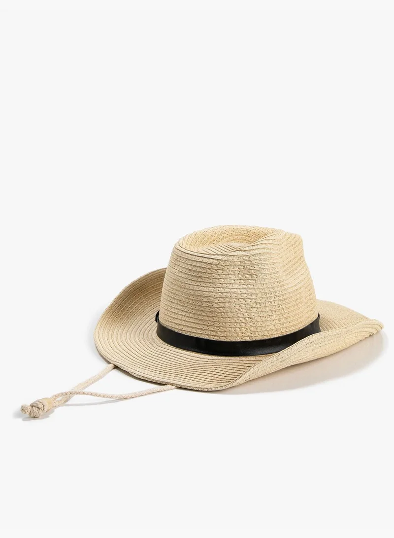 كوتون Fotr Straw Hat Ribbon Detail