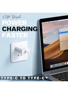 آيباما متعدد الوظائف 60 واط كابل بيانات USB شحن سريع خط تخزين صندوق صغير أدوات إلكترونية رقمية منظم بطاقة إزالة دبوس مجموعة الأبيض  - Image 3