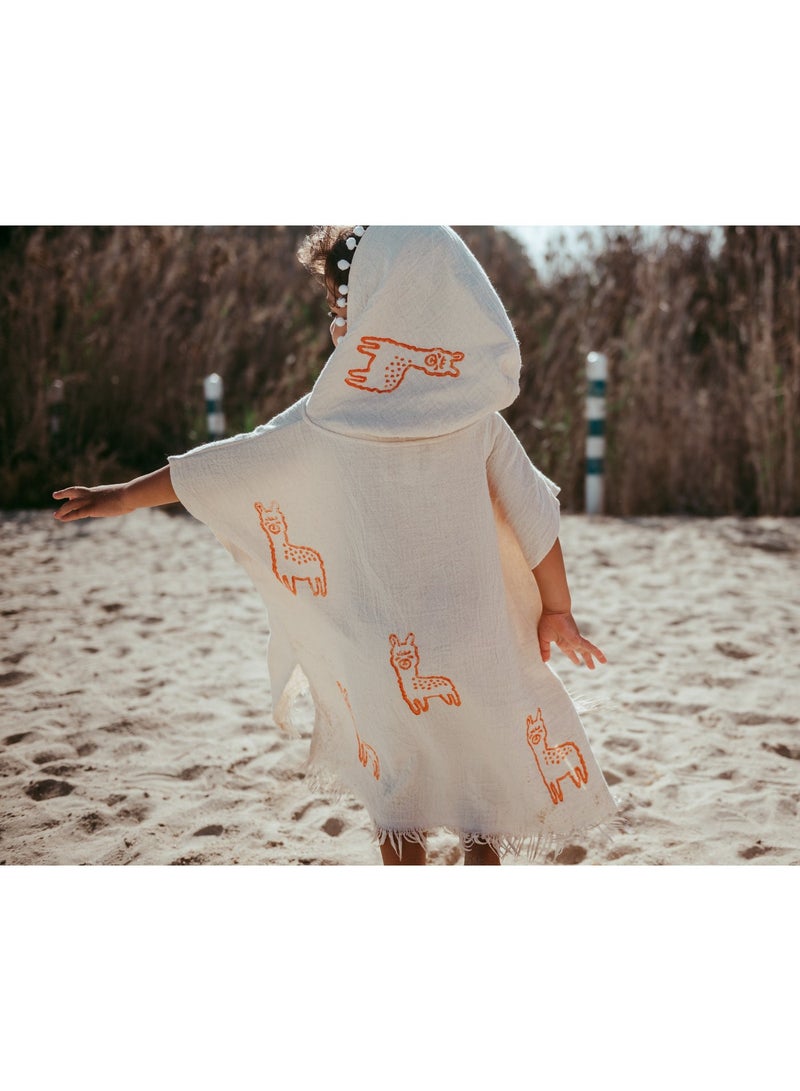 PAMUKME KIDS PONCHOS LLAMAS - Image 1