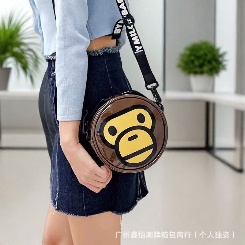 Ba * E Tide Brand Ape Children Shoulder Bag Diagonal Bag Men And Women Leisure Joker Simple - Image 2