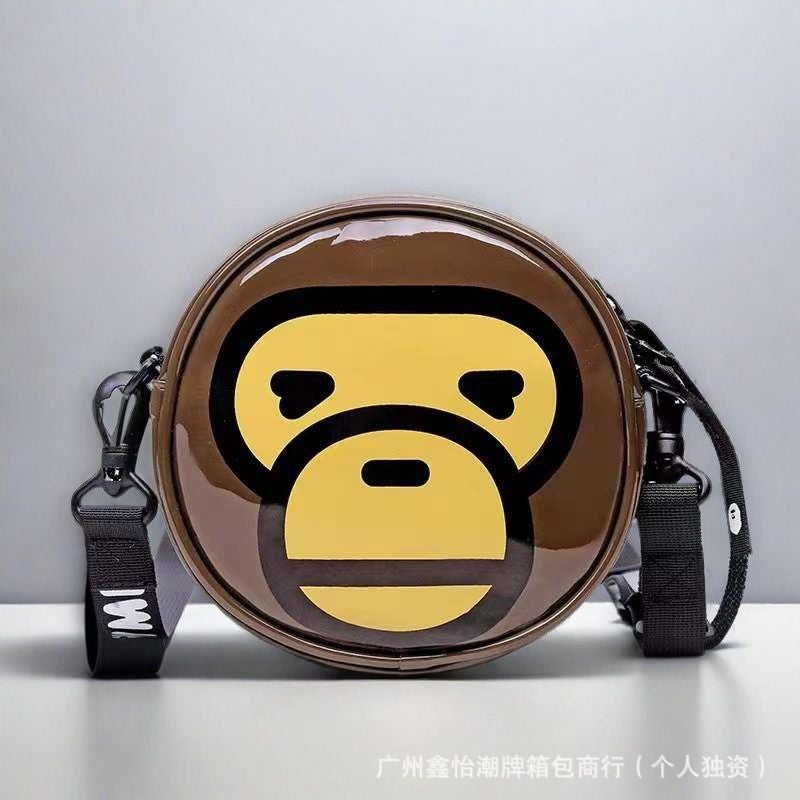 Ba * E Tide Brand Ape Children Shoulder Bag Diagonal Bag Men And Women Leisure Joker Simple - Image 4