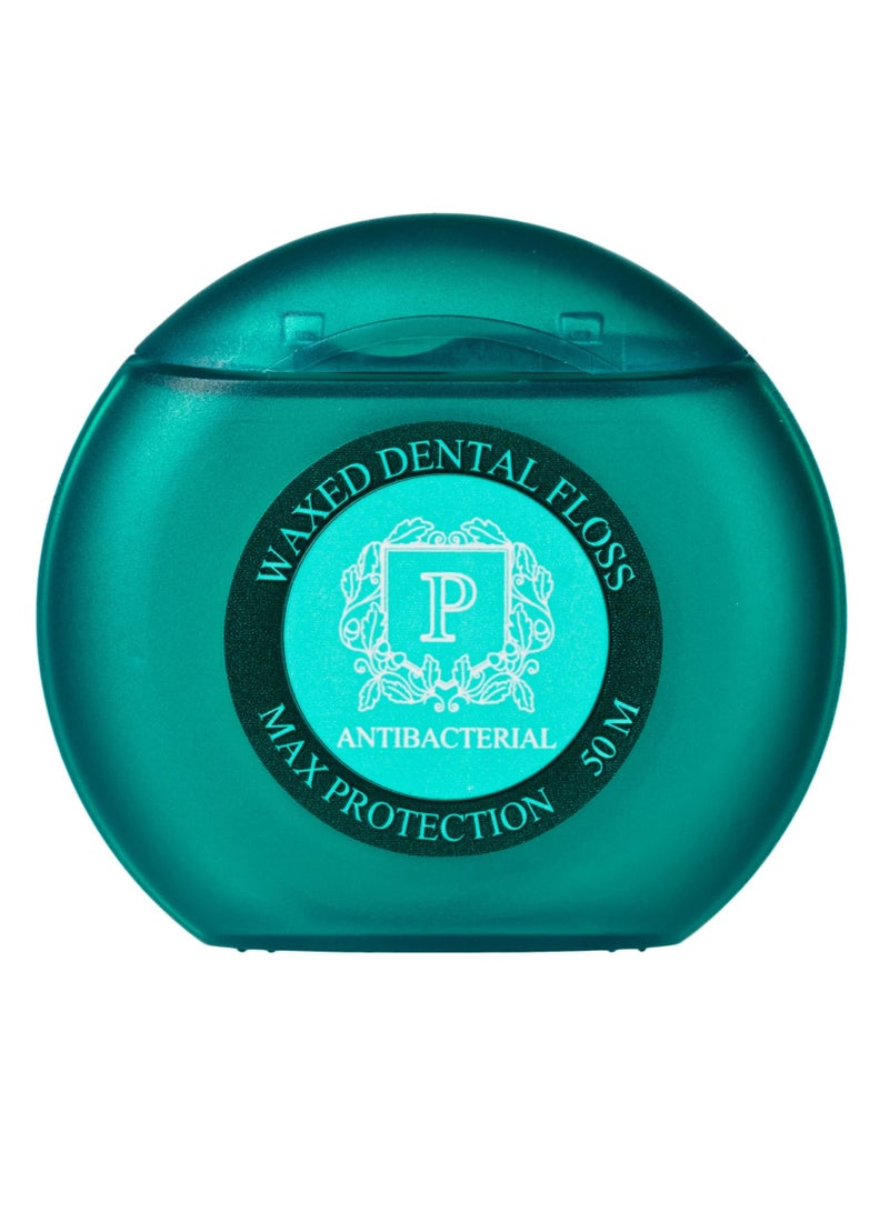 بريزدنت مجموعة مكونة من غسول للفم كلاسيكي لفم منعش مع خيط تنظيف الأسنان مضاد للبكتيريا بالكلورهيكسيدين بنكهة النعناع - 50 م - Image 2