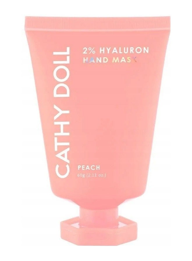 Cathy Doll 2% Hyaluron Hand Mask Peach 60 g  - Image 1