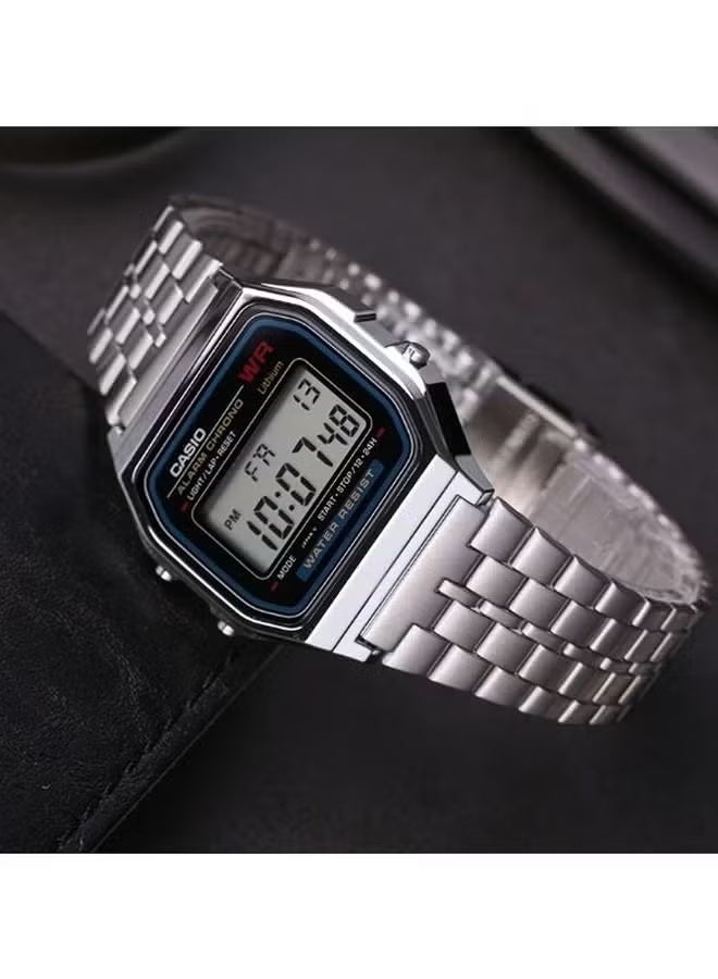 كاسيو ساعة كاسيو رقمية للجنسين، كولكشن A168WA، فضي، سوار - Image 2