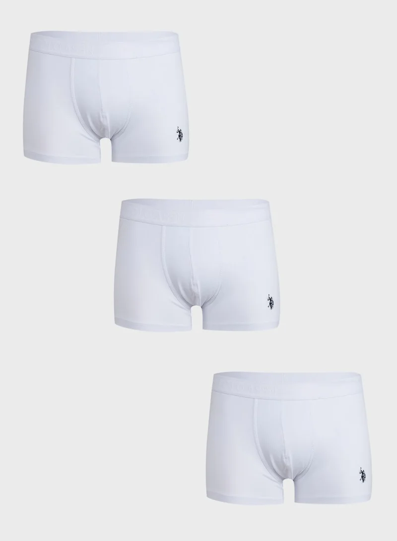 U.S. Polo Assn. 3 Pack Logo Trunks