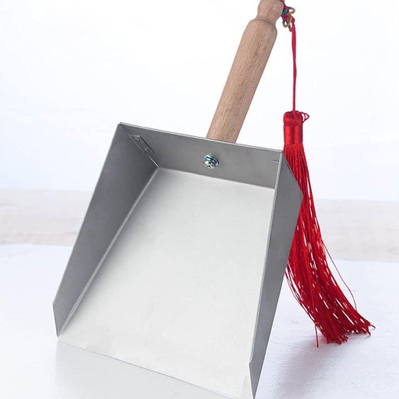 woobles Tabletop Mini Dustpan Stainless Steel Metal Dustpan for Floor Sofa Desk Pet Cleaning Supplies - Image 2