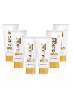 GLUTONE Face Wash| Glow & Radiance Face Wash| With Fruit Extracts| Enriched Hydrolyzed Almond Protein| SugarBased Formula| 100ml (Pack of 6)  - Image 1