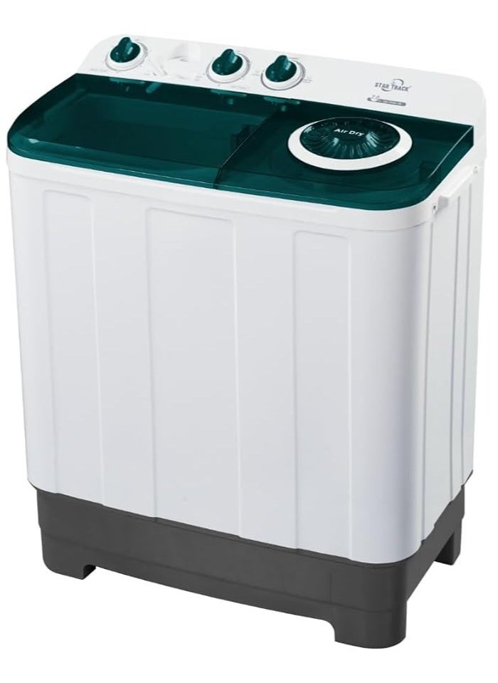 STAR TRACK Semi Automatic Washing Machine 7kg Top-Load Washer with Lint Filter, Spin-Dry 