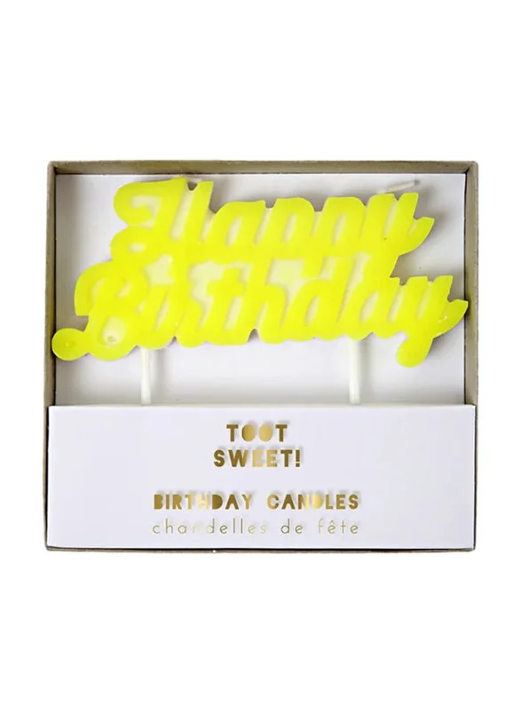 Meri Meri Happy Birthday Candles