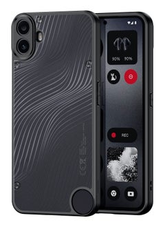 DUX DUCIS DUX DUCIS Aimo Series Cover for the Nothing CMF Phone 1 mobile phone slim, transparent matte cover made of TPU, polycarbonate, polypropylene, silicone - black  - Image 1